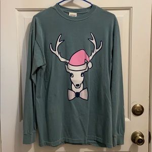 christmas deer long sleeve shirt